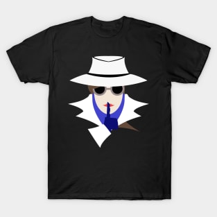 Lady White shush (cauc): A Cybersecurity Design T-Shirt